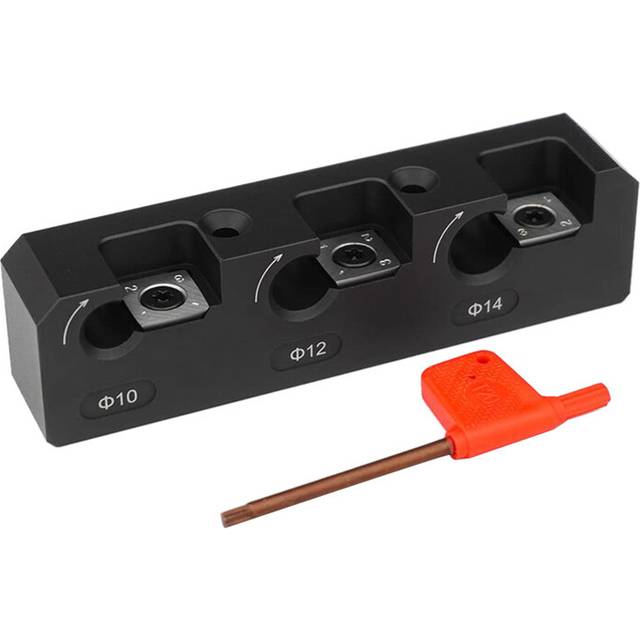 Carbide Inserts Dowel Maker Dowel Plates Wooden Dowel Rods Wooden Bar Metric 3 Holes (With 3 Carbide Blades)