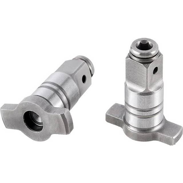 Compatible Impact Driver Assembly in Drill Head Housing,1/2inch Square Drive to 1/4inch Hex Female Socket Adapter