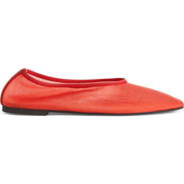 ARKET Mesh Ballerinas -Red, 37