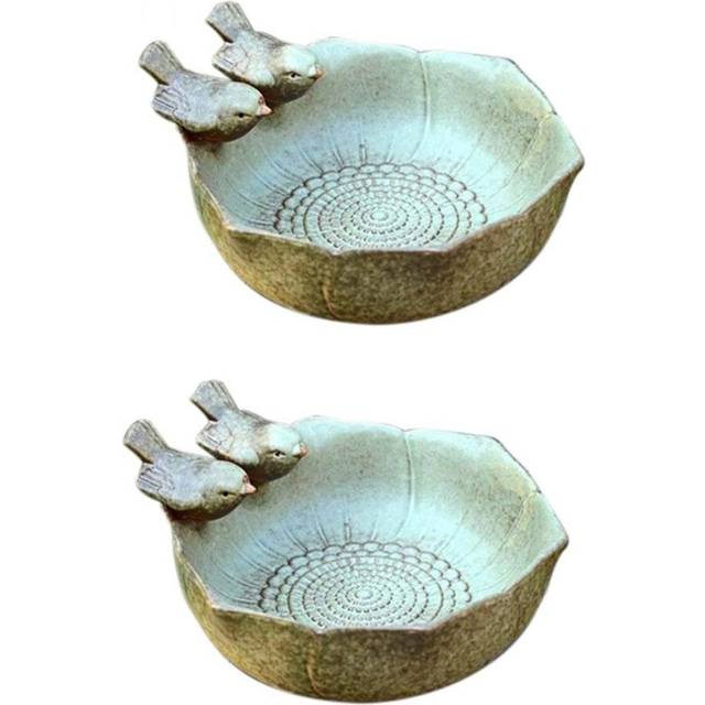 Ceramic Baths Garden Decor Birth Feeder Aquarium Finish Bird Feeder