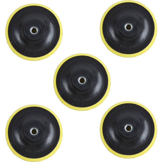 5X Angle Grinder Sanding Polishing Hook and Loop Backing Pad 4 inch Dia