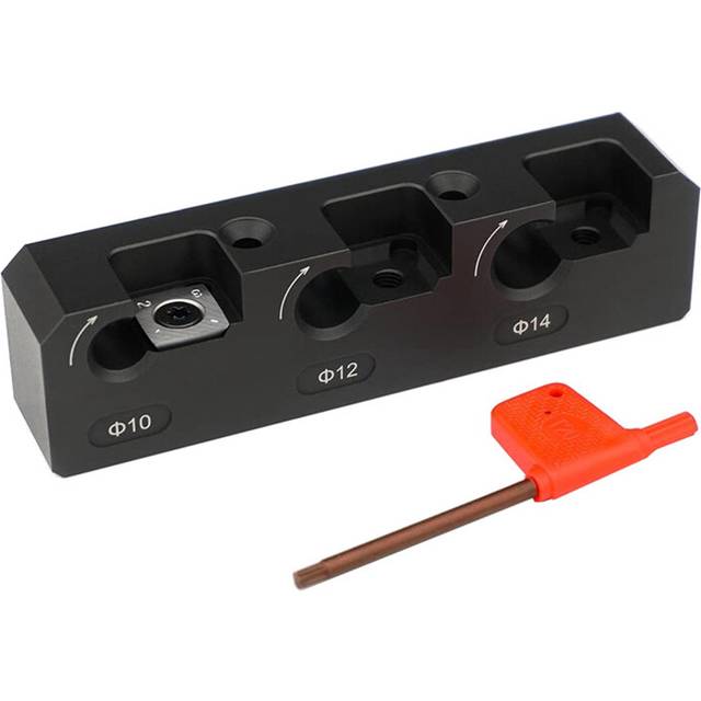 Carbide Inserts Dowel Maker Dowel Plates Wooden Dowel Rods Wooden Bar Metric 3 Holes (With 1 Carbide Blades)