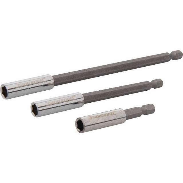 "PREMIUM S2 Steel Screwdriver Bits SL3 SL4.5 SL6.5 High Torque 1/4"" Drive"