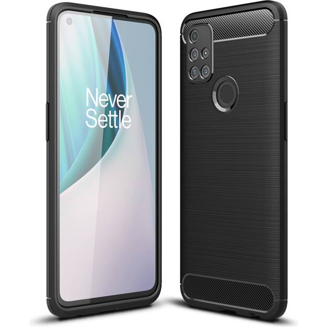 Carbon Fiber Mobilskal till Oneplus Nord N10 5G - Svart