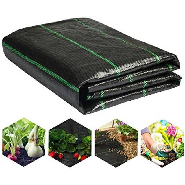 LawnScape Weed Control Membrane 2M x 5M | Heavy Duty Weed Membrane Breathable Weed Control Fabric | Landscape Fabric for Weed Barrier in Gar