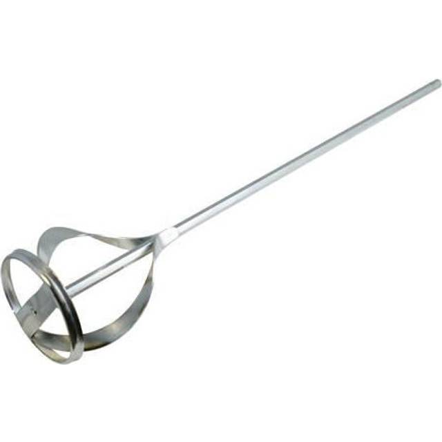 60mm x 430mm Zinc Plated Mixing Paddle Hex Shank For Electric Drills