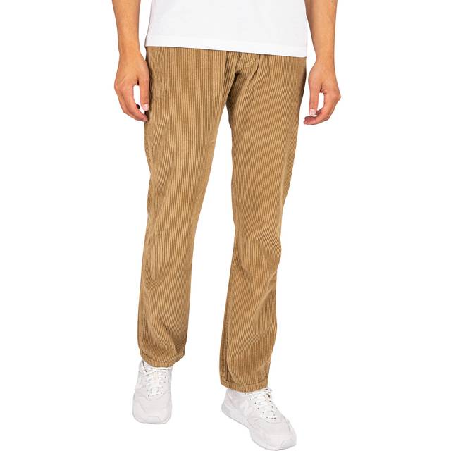 Lois Mens Dark Sand New Dallas Jumbo Corduroy Pant - Beige - W32 L30