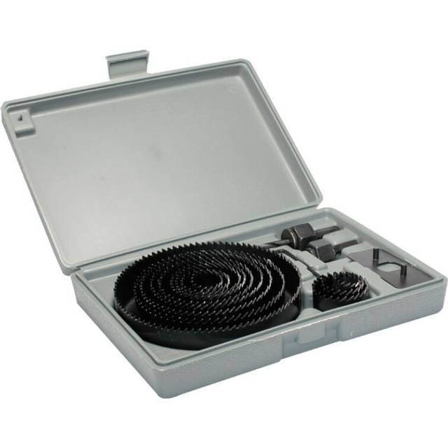 Hole saw drill gear kit aluminum plate plastic wood knife