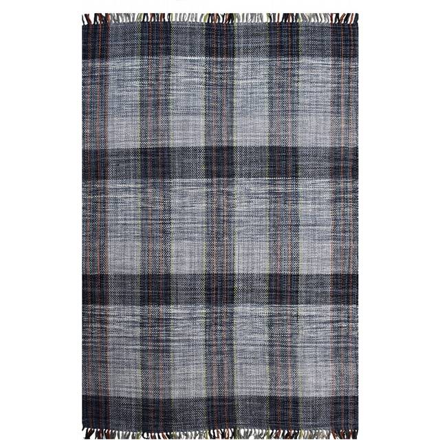 Burrel Machine Woven Grey Indoor Rug (Runner 200cm x 60cm)