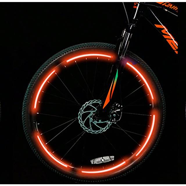 Cykelreflektor - Röd (En-Storlek)