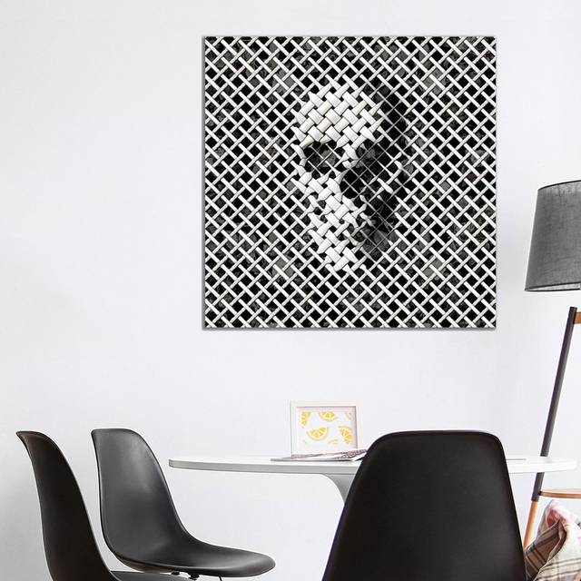 Wicker, Square - Wrapped Canvas Graphic Art (93.98 cm H x 93.98 cm W x 1.91 cm D)