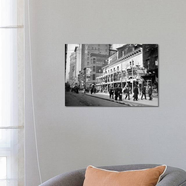 1915-16 Haymarket Theater Becomes Movie House by Vintage Images - Wrapped Canvas Photograph (66.04 cm H x 45.72 cm W x 1.91 cm D)