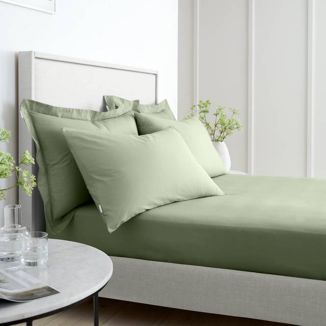 Bianca 200 Thread Count 100% Cotton Percale Bedlinen - Natural
