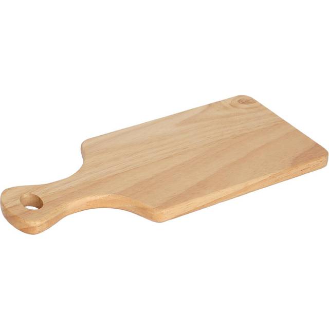 1x 34cm x 16cm wooden chopping board with handle wood cheese cutting serving