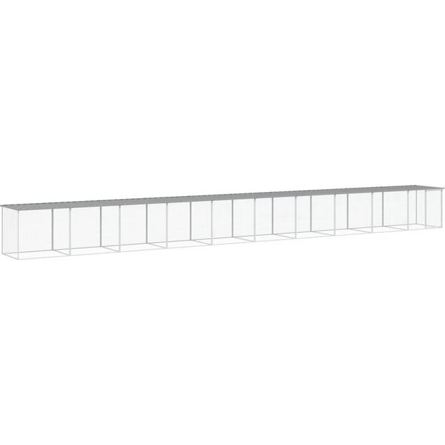 Jenkinsburg Chicken Coop with Wire Mesh - Light Grey (90cm H x 103cm W x 98cm D)
