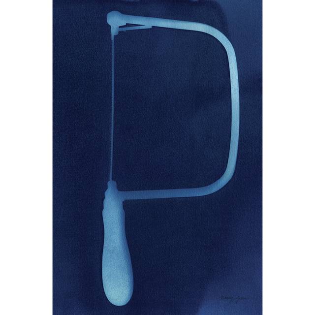 Cyanotype Tools VI by Nancy Green - Wrapped Canvas Painting (122cm H x 81cm W)