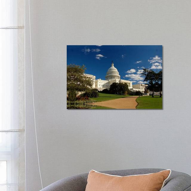 Capitol Building - Wrapped Canvas Photograph (66.04 cm H x 45.72 cm W x 1.91 cm D)