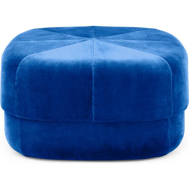 Normann Copenhagen Circus Puff Stor Blå - Elektriskt blå