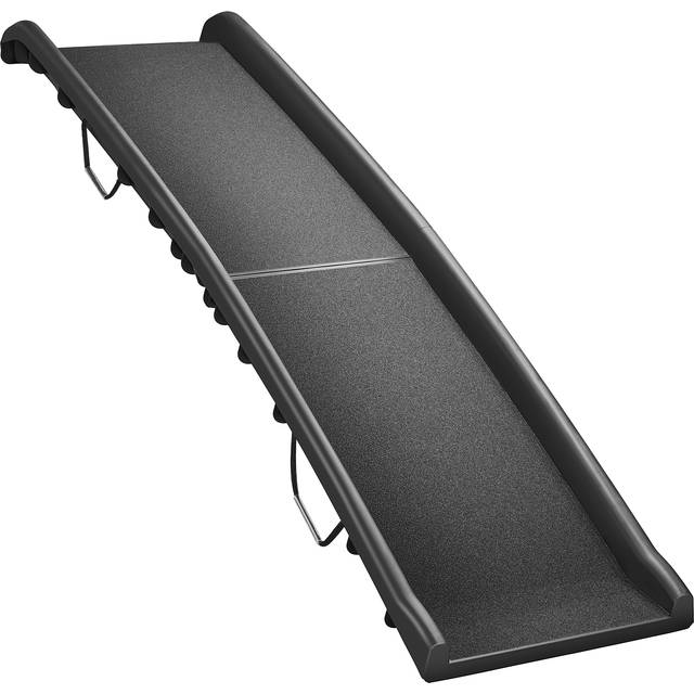 Dog Ramp Paw Step - foldable, slip-resistant, 90 kg load capacity - black