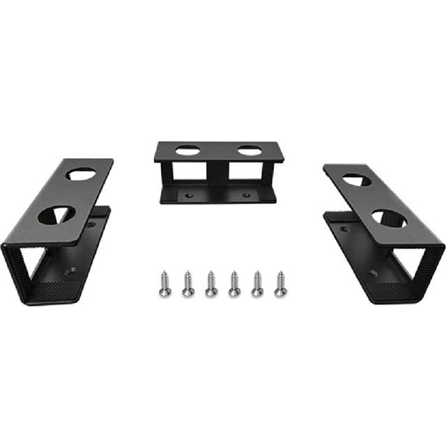Under Table Laptop Holder Mount for Home Office Storage Holder Black