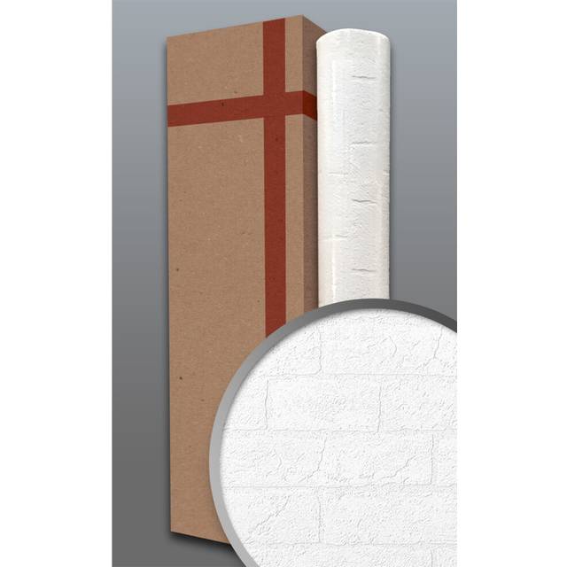EDEM 83101BR70 Textured wallpaper matt white 1 ct. 4 rolls 106 sqm (1140 ft2)