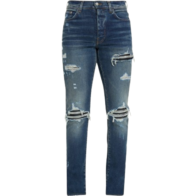 Amiri MX1 Destroyed Skinny Jeans - Deep Class • Price »