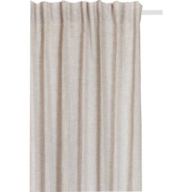 Himla Sunrise gardin med veckband 280x250 cm Oatmeal