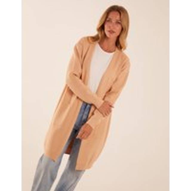 Oversized Pocket Cardigan - Stone - Medium/large - Blue Vanilla