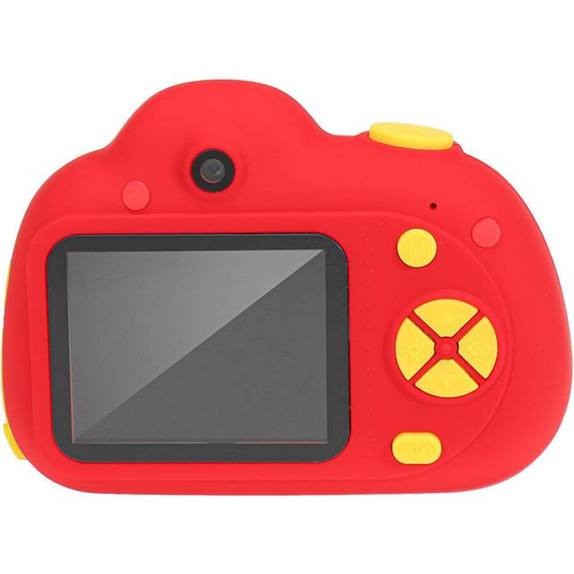 (Red) Kids Mini Digital Front Rear 8.0Mp Digital Sport Camera Photo Christmas Gift Shockproof Material