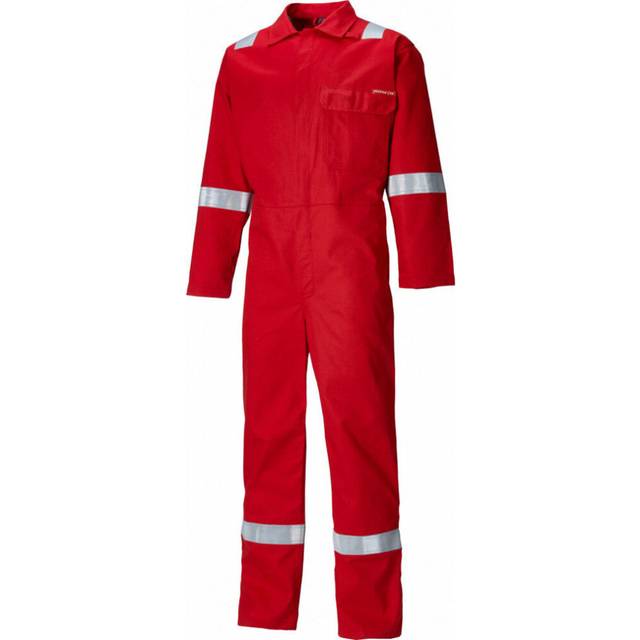 Dickies Mens Everyday Cotton Flame Retardant Taped Workwear Coverall 42 - Chest 42', Inner Leg Regular