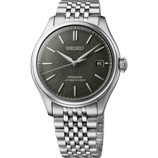 Seiko Presage Classic Sensaicha Stainless Steel Green Dial Automatic SPB465J1 100M Men's Watch