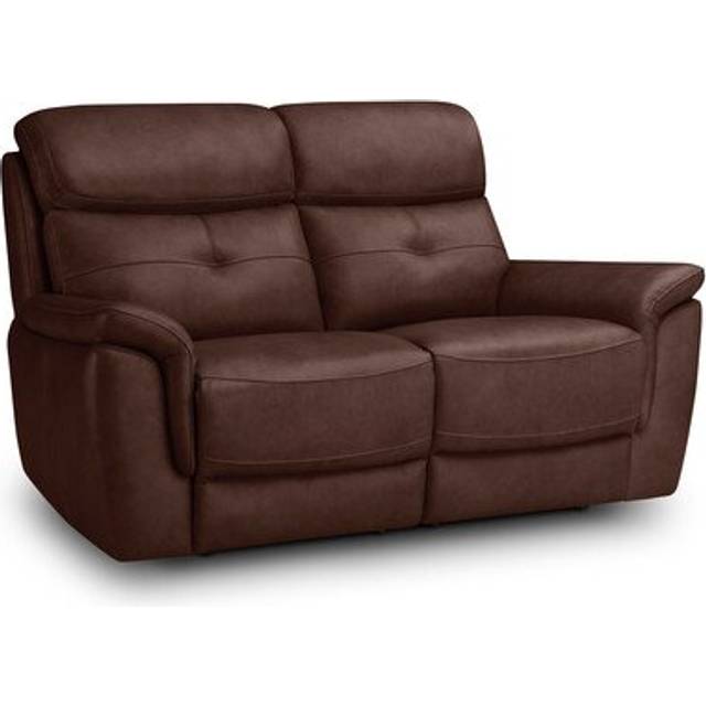 Odyssey Tan Leather Sofas - 2 Seater Sofa - Iver Range - Oak Furnitureland