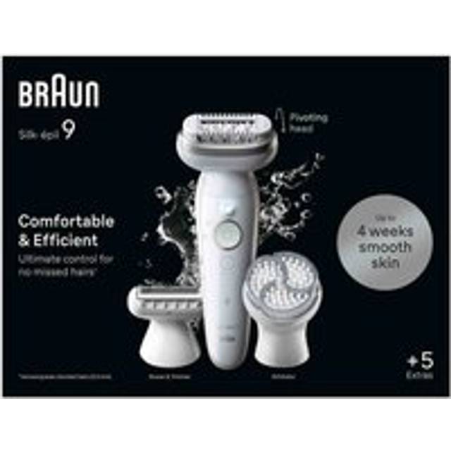 Braun - Silk-épil Epilators Series 9 Epilator 9-061 White/Silver for Women