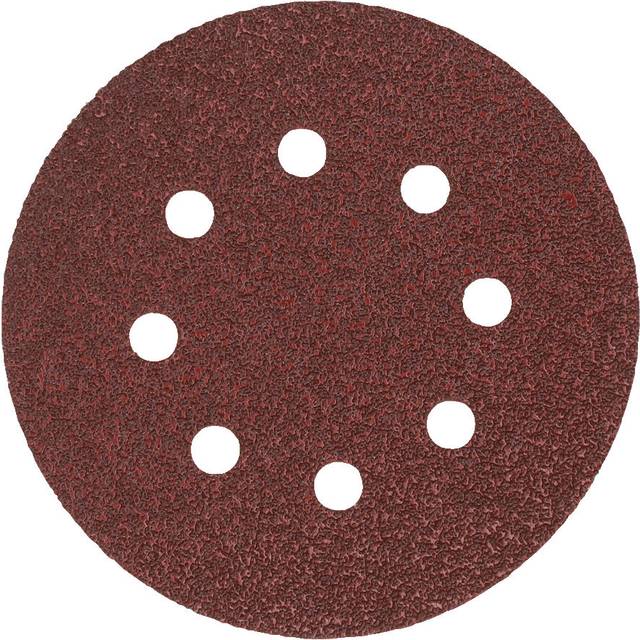 Sliberondel ø125mm m/8 huller K80, 10stk