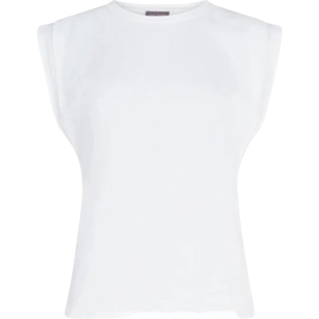 Mint Velvet Cotton Extended Shoulder T-Shirt