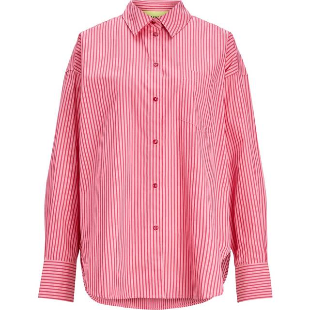 JJXX Jamie Relaxed Poplin Shirt - Pink/Cerise