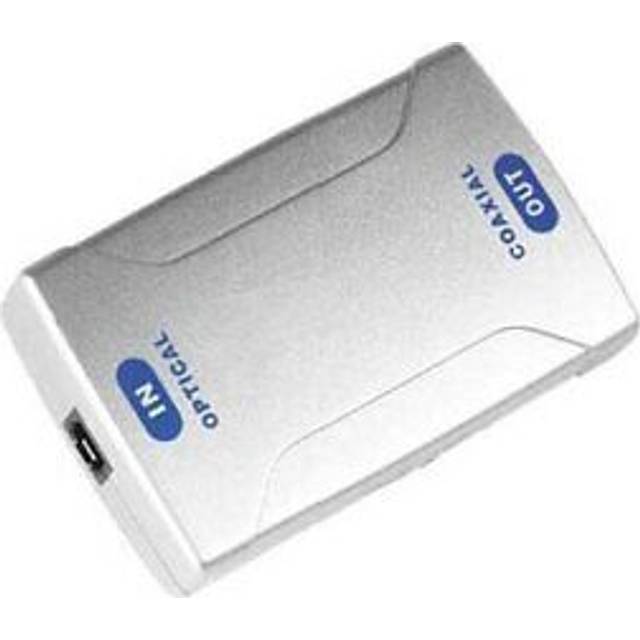 Hama Audio Converter Toslink To Digital Coax Adapter Optical To Coaxial Rca