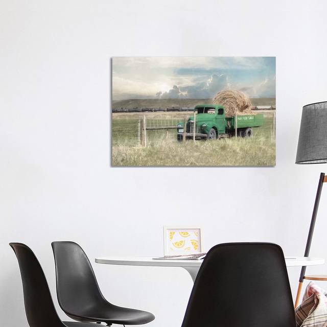 Hay for Sale by Lori Deiter - Wrapped Canvas Art Prints (66.04cm H x 101.6cm W x 3.81cm D)