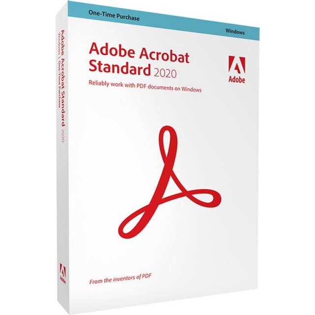 Adobe Acrobat Standard 2020, Vollversion, inkl. Zweitnutzungsrecht