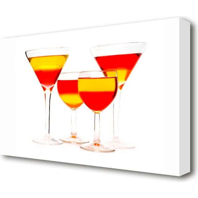 Anyone For Mixed Cocktails Kitchen - Wrapped Canvas Photograph Print (35.6 cm H x 50.8 cm W)
