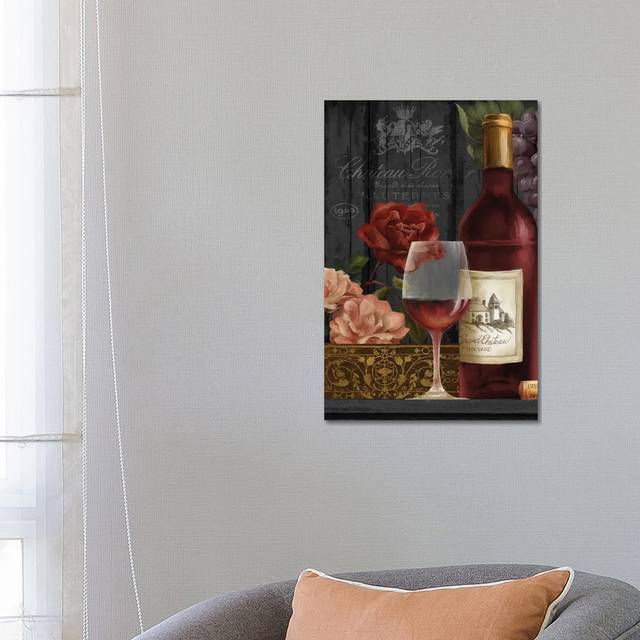 Chateau Wine I by Conrad Knutsen - Wrapped Canvas Print (66.04cm H x 45.72cm W x 1.905cm D)