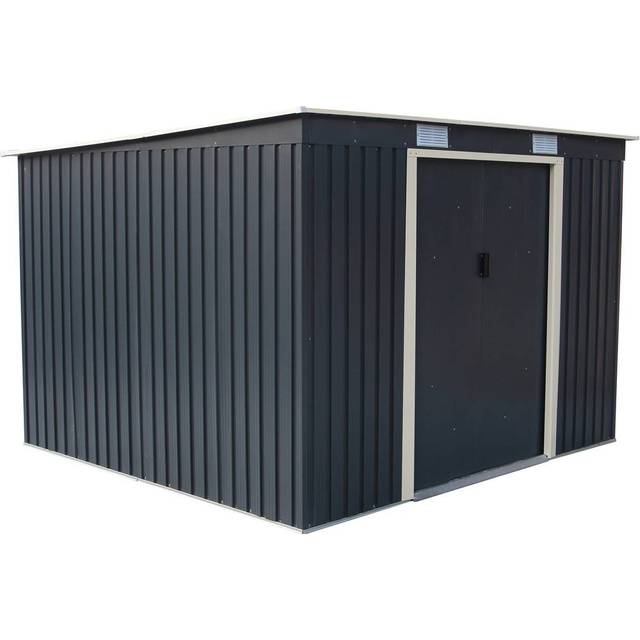 Charles Bentley Metal Shed 8.6ft x 8ft