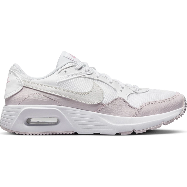 Air Max SC Big Kids sneakers, WHITE/SUMMIT WHITE-PEARL PINK, Barn, 6