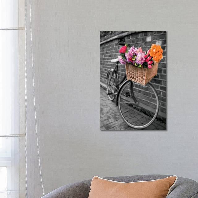 Basket Of Flowers II by - Wrapped Canvas Photograph (66.04 cm H x 45.72 cm W x 1.91 cm D)