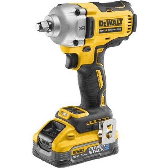 Dewalt 18v DCF891H2T XR Brushless 1/2 High Torque Hog Ring - 2x 5ah Powerstack