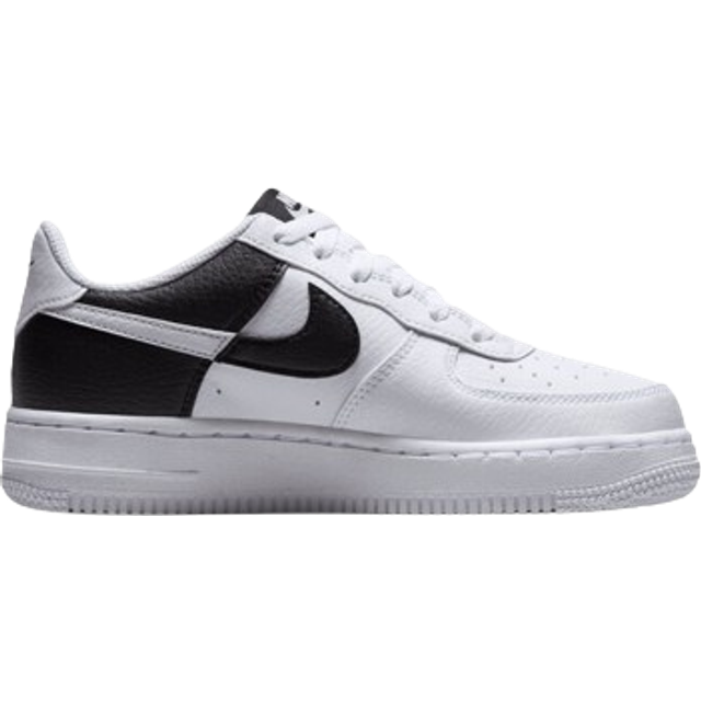 Nike Air Force 1 Next Nature GS Split - White Black Kids Sneakers HF9096-100 35.5