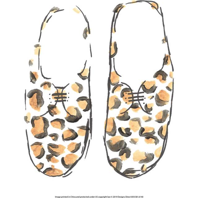 Cheetah Shoes - Wrapped Canvas Art Prints (76cm H x 76cm W x 3.8cm D)