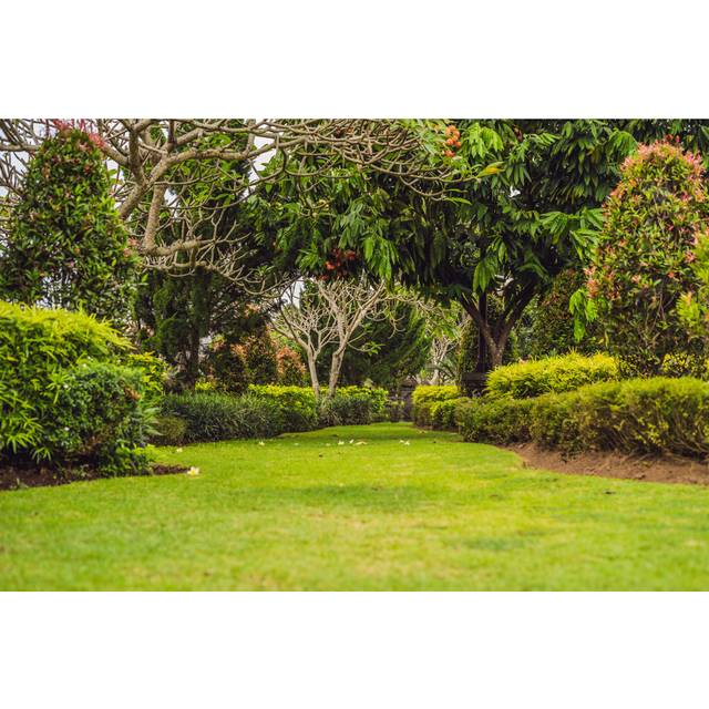 Traditional Balinese Park, Green Garden. Bali, Indonesia (51cm H x 76cm W)