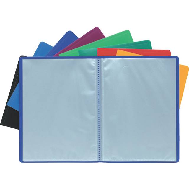 Exacompta Display Book A4 60 Pockets - Pack of 8, red