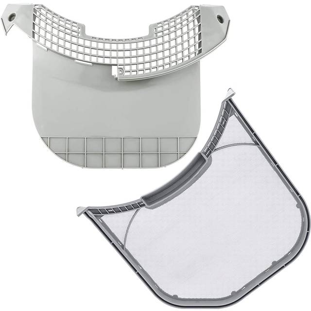 2pcs MCK49049101 Dryer Lint Filter Screen Housing Guide Cover with Adq